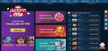 Trò chơi Jackpot nổi bật trong ứng dụng